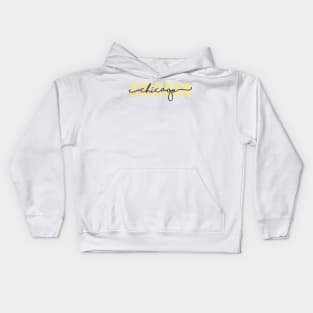 Chicago- Yellow Kids Hoodie